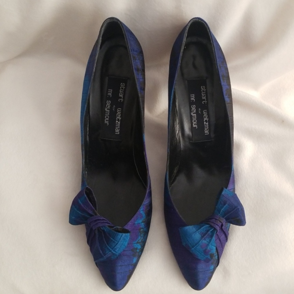 Vintage Stuart Weitzman for Mr Seymour Bow Pumps 8